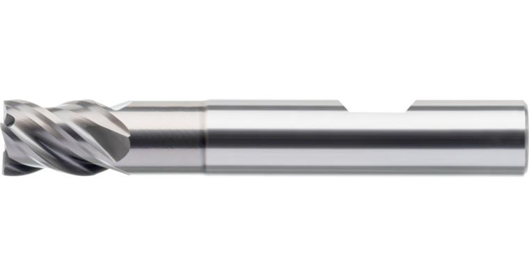 1005501260 ATORN HPC POWER SC end mill, STAINLESS STEEL, 4.0 x 5 x 8 x 54 mm HB, VA short