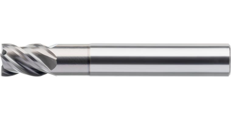 1005501268 ATORN HPC POWER SC end mill, STAINLESS STEEL, 4.0 x 5 x 8 x 54 mm HA, VA short