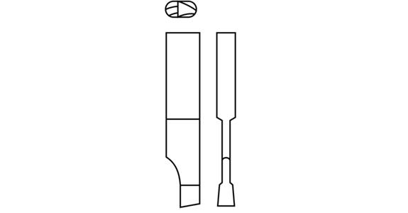 Kreisschneider-Messer Typ Lilliput für Kunstst. Pertinax usw. bis 30 mm HM