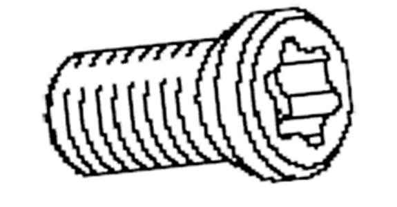 Schraube für Pratzen (18470 801-802) für ISO-Wendeolatten-Klemmhalter