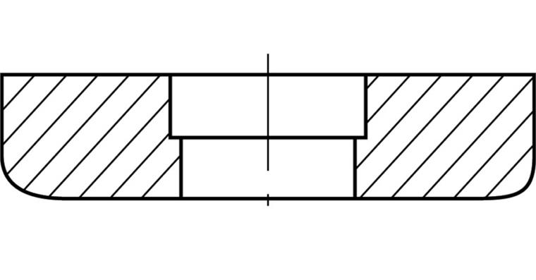 Auflageplatte (18471 731) für ISO-Wendeplatten-Klemmhalter