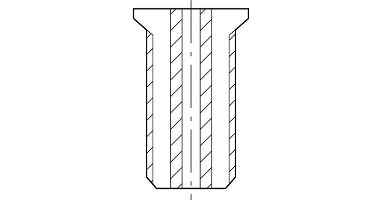 Gewindebuchse (18472 720) für ISO-Wendeplatten-Klemmhalter und -Bohrstangen