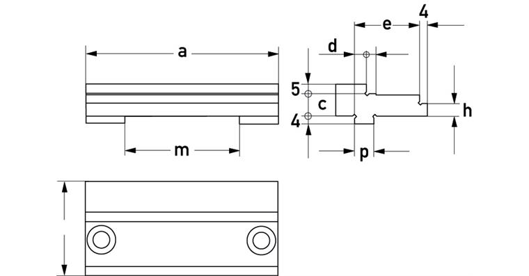 Aufsatz-Stufenbacke 100 mm für Kat.-Nr. 27800 Schlitten