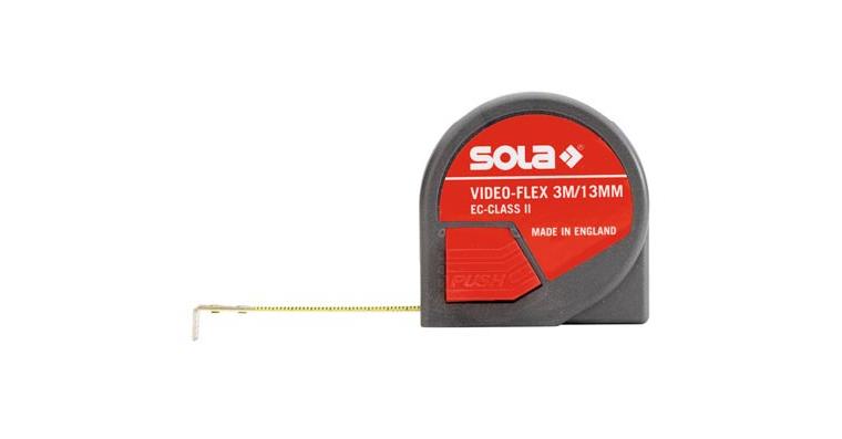 Pocket tape rule Video Flex automatic tape retraction length 3m tape width 13 mm