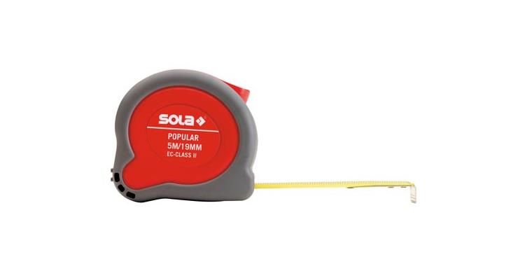 SOLA Roll tape measure Popular 3 m tape width 13mm precision