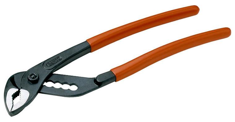 Water pump pliers DIN ISO 8976 240 mm black oxide with slip joint