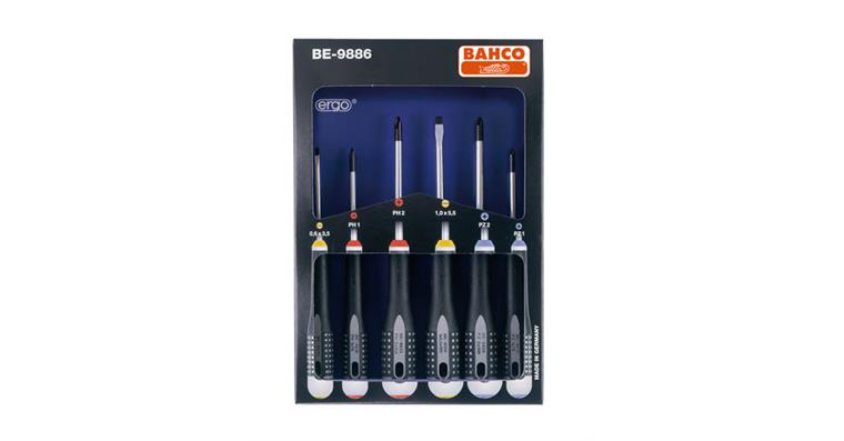 1052490103 Schraubendreher-Satz gemischt 6tlg. 3-Komponenten-Griff, Schlitz/PH/PZ