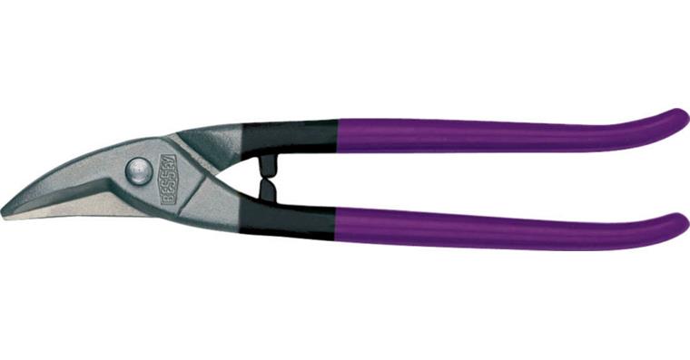 1073107102 Punching sheet metal shears right w. HSS cutting edges 275 mm f. hard sst s/met.