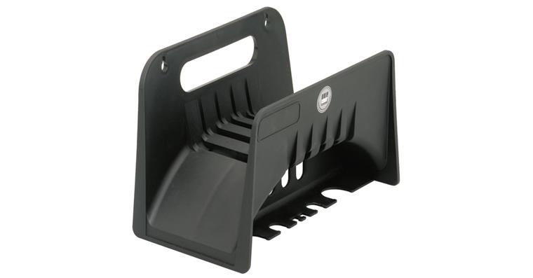 Hose and cable wall bracket, black colour