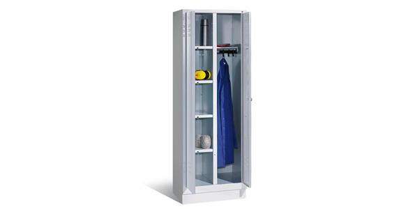 Laundry wardrobe cabinet with feet 1850x610x500 mm