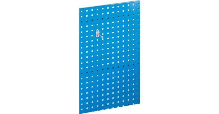 RasterPlan perf. plate sheet steel 1.25mm RAL 5012 light blue WxH 1000x450 mm