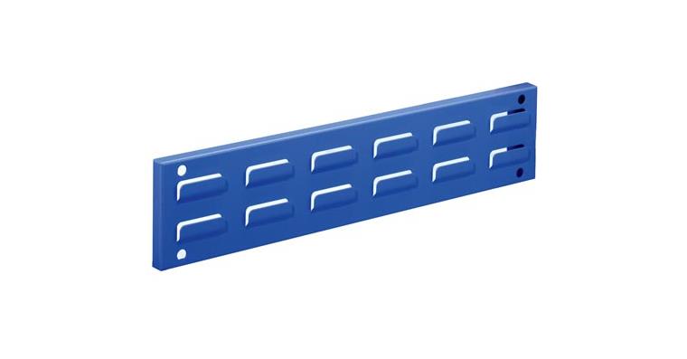 Wall rail for slotted plate LxH = 920x100 mm RAL 5012