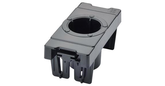 CNC plastic insert mount DIN69880 cyl. dia. 30 mm/VDI30 oil-resistant ABS black