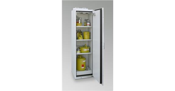 Hazardous materials cabinet 595x598x1935 mm RAL 7035 EN 14470-1 type 90