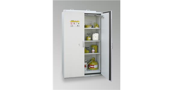 Hazardous materials cabinet 1190x598x1935 mm RAL 7035 EN 14470-1 type 90