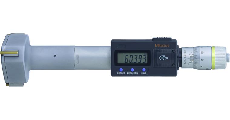 Internal micrometer 3 point digital 62-75 mm IP65 Ti alloy
