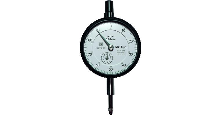 MITUTOYO Dial gauge scale 0 100 scale interval 0.01 mm measuring range 10 mm