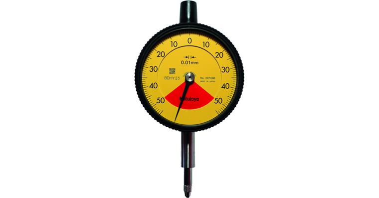 1033018103 Safety dial gauge 0.01 mm scale interval, measuring range 1 mm