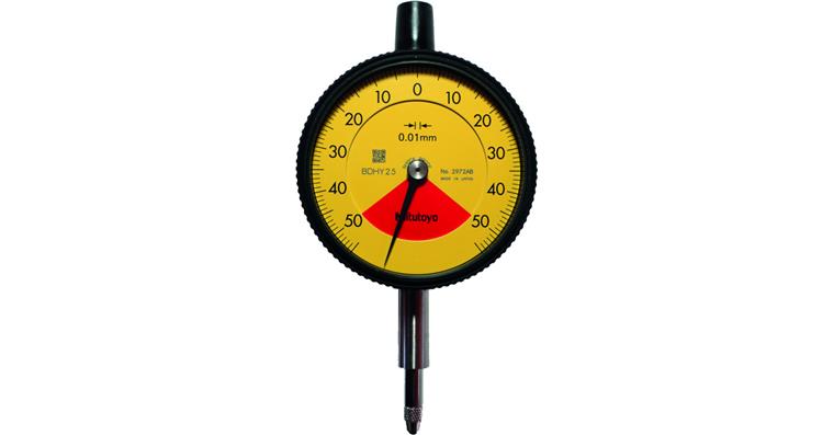 Sicherheitsmessuhr, 0,01 mm Skalenteilungswert, Messbereich 1 mm