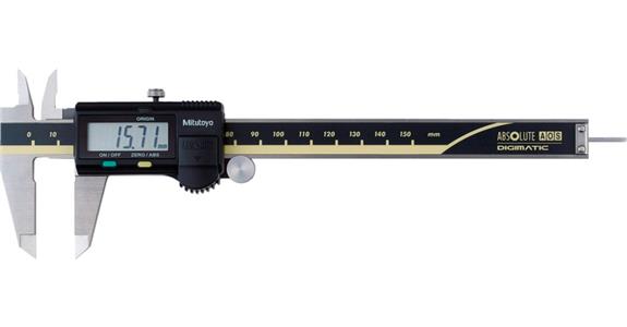 Digital-Taschenmessschieber 0-150 mm mit Datenausgang und Antriebsrad