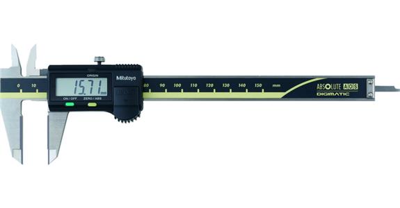 Digital-Taschenmessschieber 0-200 mm mit Datenausgang Antriebsrad HM-Messflächen