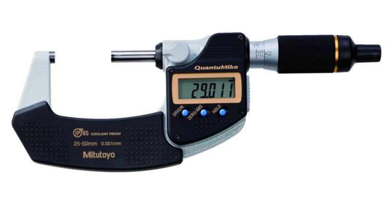 Digital micrometer QuantuMike measuring range 25-50 mm Digimatic