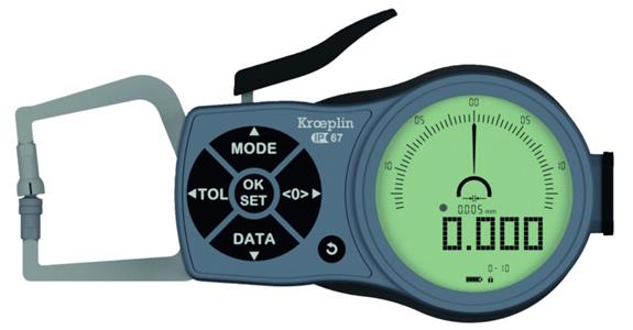 Digitaler Außenschnelltaster Typ K110T Schutzart IP 67 Messbereich 0-10 mm