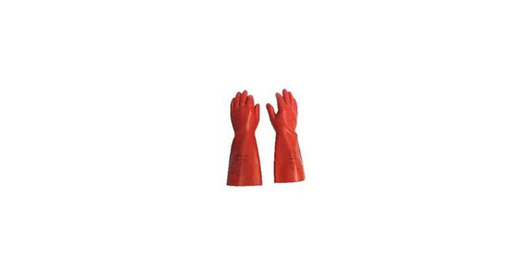 Electrician's protective glove 500V class 00 length approx. 360 mm size 10