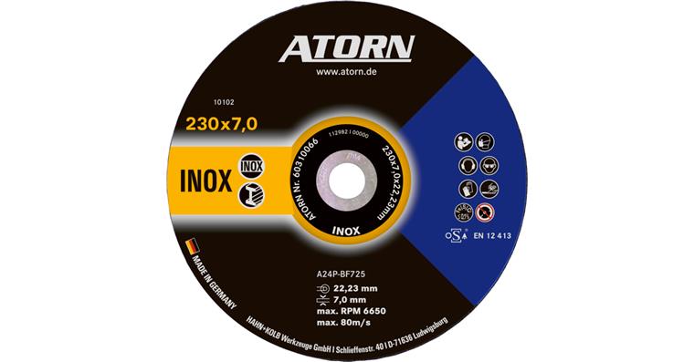 ATORN INOX roughing disc 230x7x22.23 mm
