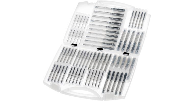 ATORN HSSE machine tap set, five each of M3-M12 for TH and BH