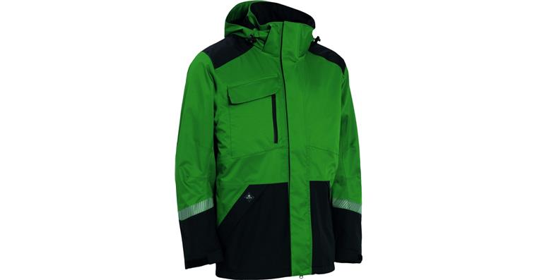 Wetterjacke grün/schwarz Gr. XS