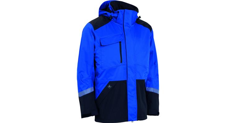 Wetterjacke royalblau/schwarz Gr. 4XL