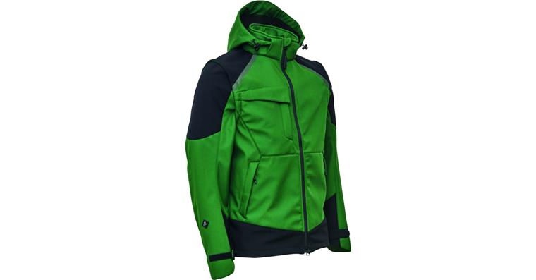 Softshell jacket green/black size XL