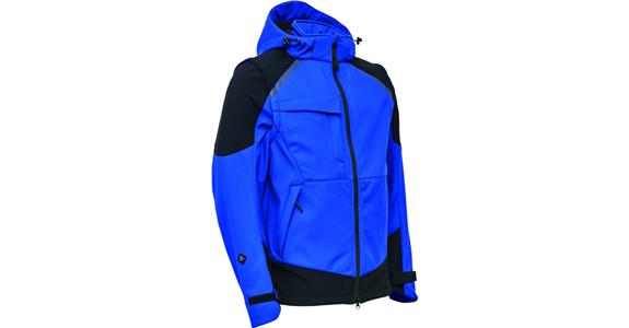 Softshell jacket royal blue/black sz L