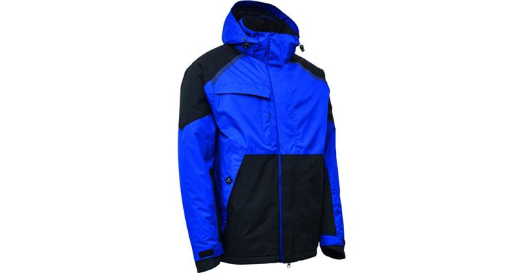 Winter Stretchjacke royalblau/schwarz Gr.M