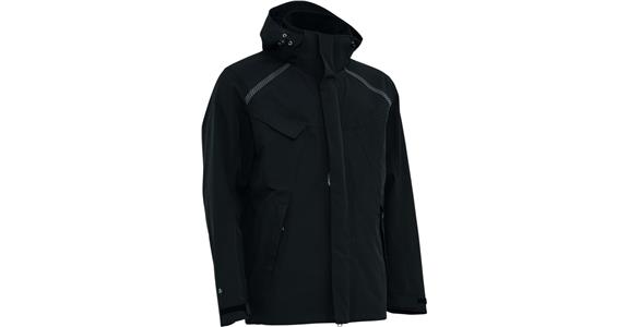 Rainproof jacket with stretch black size S