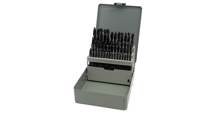 HHW twist drill bit set DIN 338 HSS type N dia. 6-10.0 mm in box