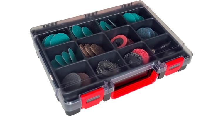 ATORN case set for Roloc 51 mm ZIRCONIA 38 pieces