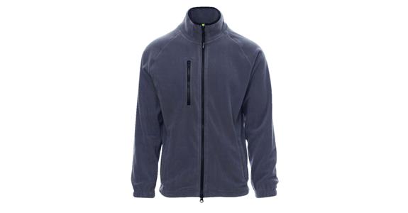 Men's fleece jacket Norway steel grey size XXL
