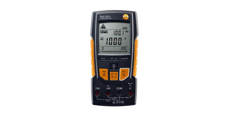 Multimeter testo 760-3 TRMS inklusive 1 Satz Messleitungen