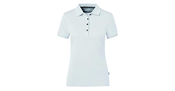 Damen Poloshirt Cotton Tec weiß Gr. XL