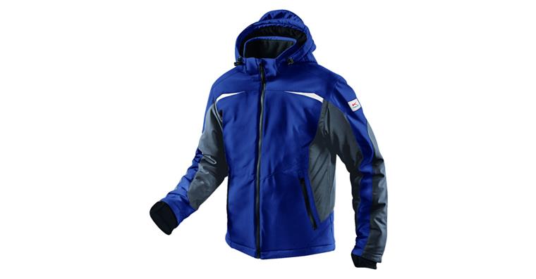 Winter softshell jacket dark blue/anthracite size L
