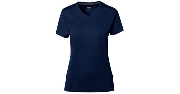 Damen V-Shirt  Cotton Tec tinte Gr. XL