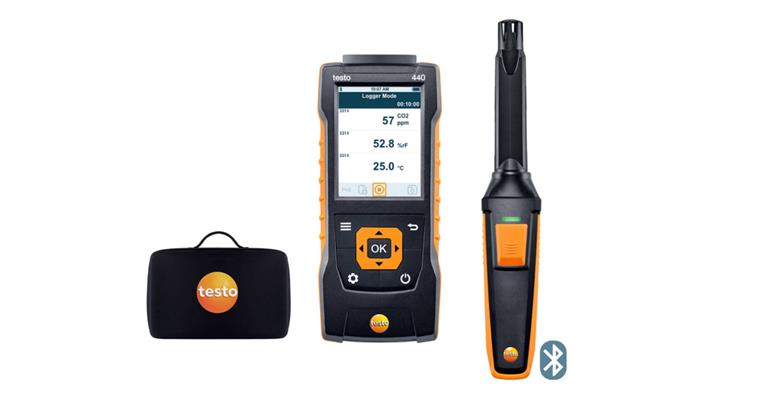 CO2 kit testo 440 with Bluetooth