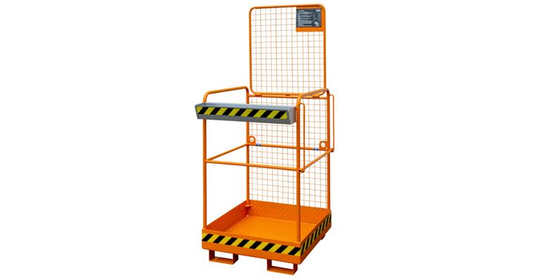 Safety basket LxWxH 1040x835x1900 mm footprint 740x740 mm