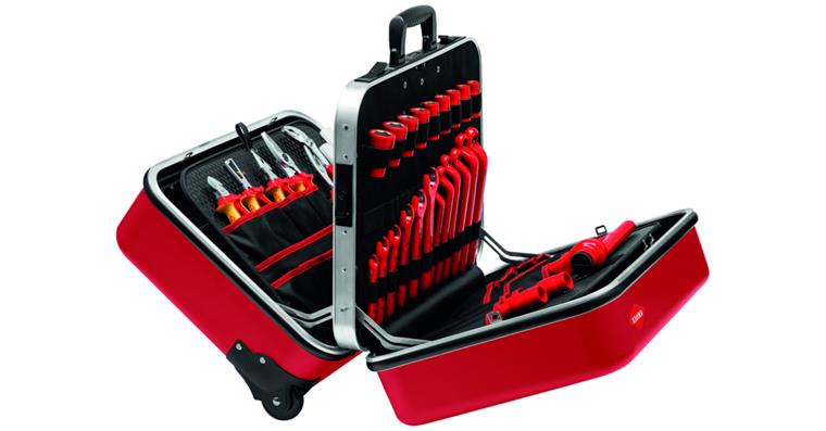 VDE tool case BIG Twin Move Red equipped