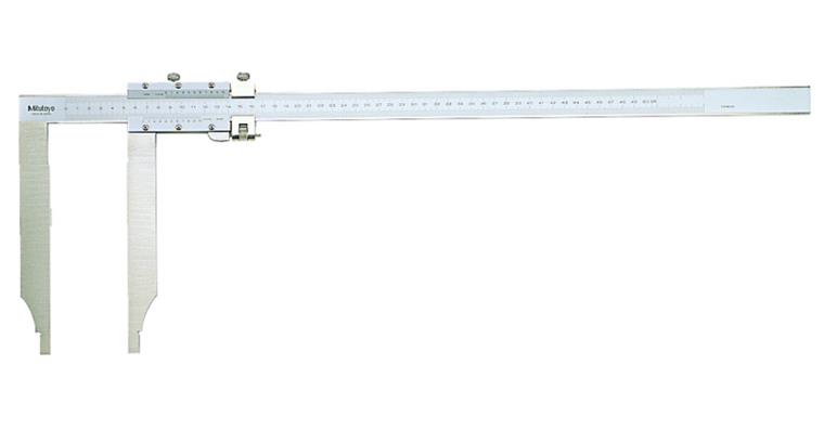 Präzisions-Werkstattmessschieber 0-500 mm mit langen Messschenkeln 0,02mm