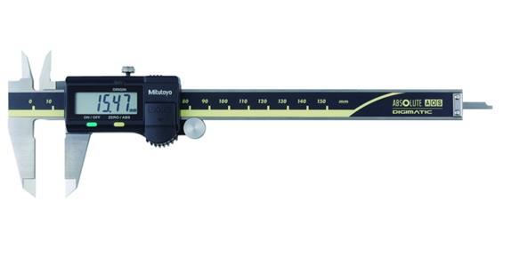 Digital-Taschenmessschieber 0-200 mm mit Datenausgang Antriebsrad HM-Messflächen