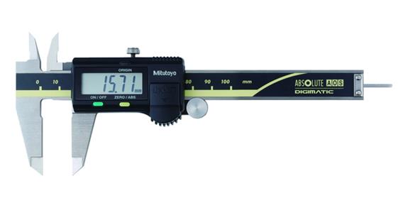 Digital-Taschenmessschieber 0-100 mm mit Datenausgang und Antriebsrad