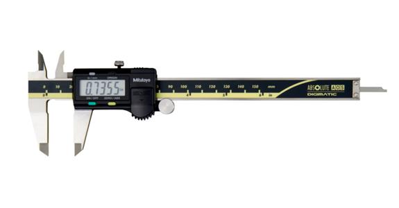Digital-Taschenmessschieber 0-150 mm/0-6 inch mit Datenausgang und Antriebsrad